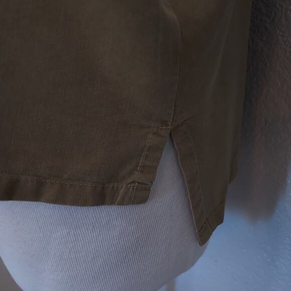 Lisa Bayne Olive Green Long Sleeve Size S - Picture 8 of 12